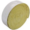 Home Intuition 25 Foot Foiled Fiberglass Pipe Insulation Wrap, 3"