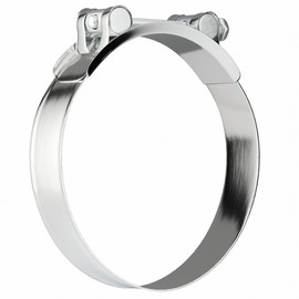 1 Pack - 68mm > 73mm T Bolt Hose Clamps Zinc Turbo Pipe Clips