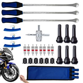 Tire Spoons, Tire Iron Set Long Tire Spoons, Motorcycle Tire Changer, Tire Changing Lever Iron Tool Kit, Tire Installation Tool for Motorcycle