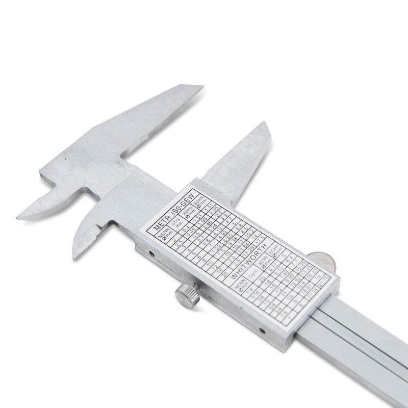 WIKISTORE TASCHEN NONIUS Caliper 150 mm with 4 Functions, Ventesimal