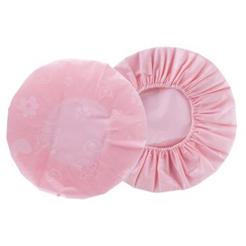 Baluue 2pcs Eva Shower Caps Thickened Elastic Bathing Hats for Adults Breathable Hair for Shower Spa and Makeup Color