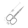 Professional Cuticle Scissors with Curved Tip, Cuticle Scissors, Extra Fine