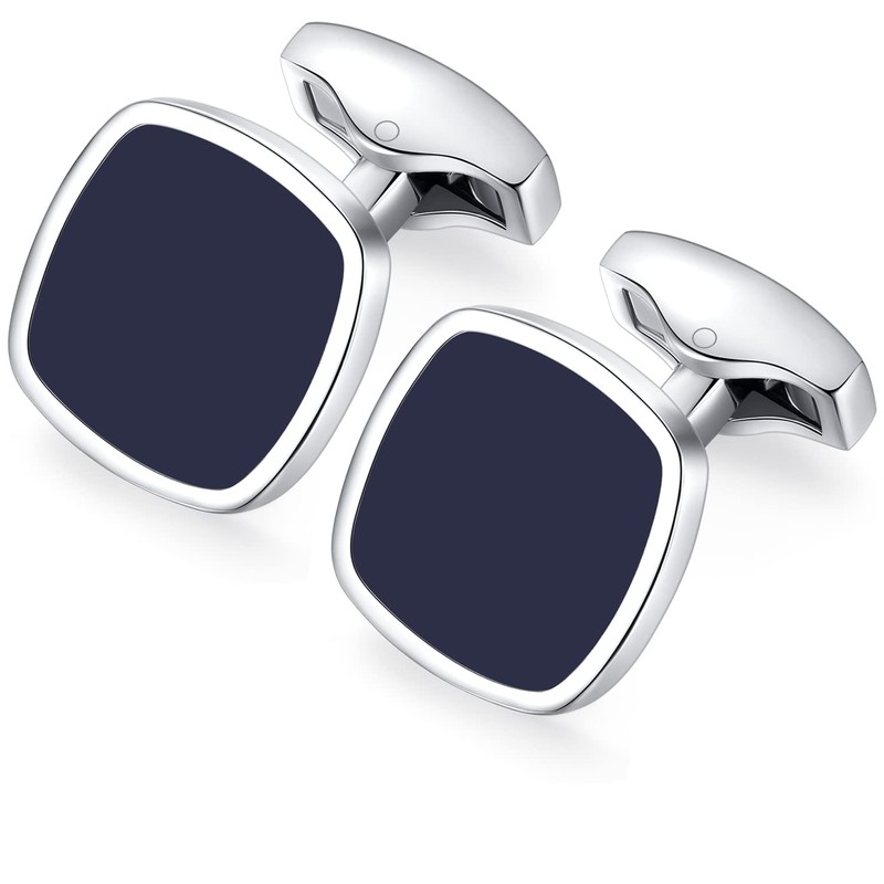 HONEY BEAR Men's Square Cufflinks Wedding Cufflinks Cuff Links, Copper,