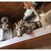 THORNE ANTIQUES AND COLLECTABLES Watching Dragon Ornament Shelf Dwelling Sculpture
