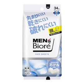 Kao Men's Biore Face Sheet, Soap