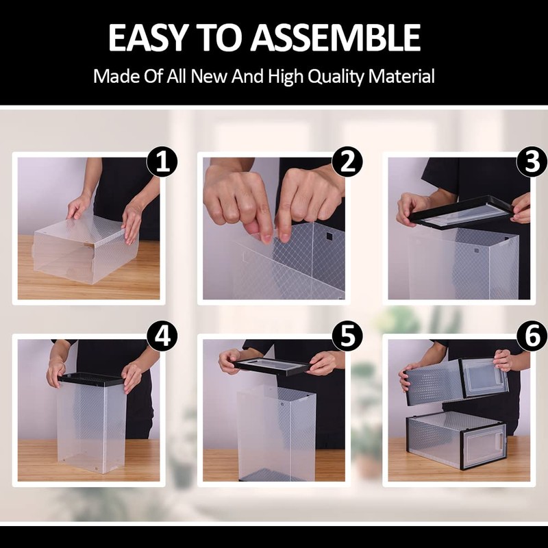 QualiapeX Hat Organizer for Baseball Caps, Hat Storage Box Showcase,