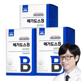 Korea Eundan Megadose B Vitamin B Complex, 60 tablets, 3 ea / 고려은단 메가도스B 비타민B군, 60정, 3개