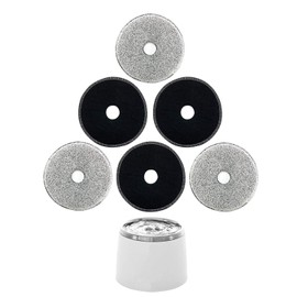 💦Amazinpure Fresh and Clear Fountain Replacement Cartridges 50023, 50761, 50053 and 55600 Compatible with Catit Carbon & Foam Zeus Dogit Drinking Water Fountains 91400 6.1 in, 6 Packs