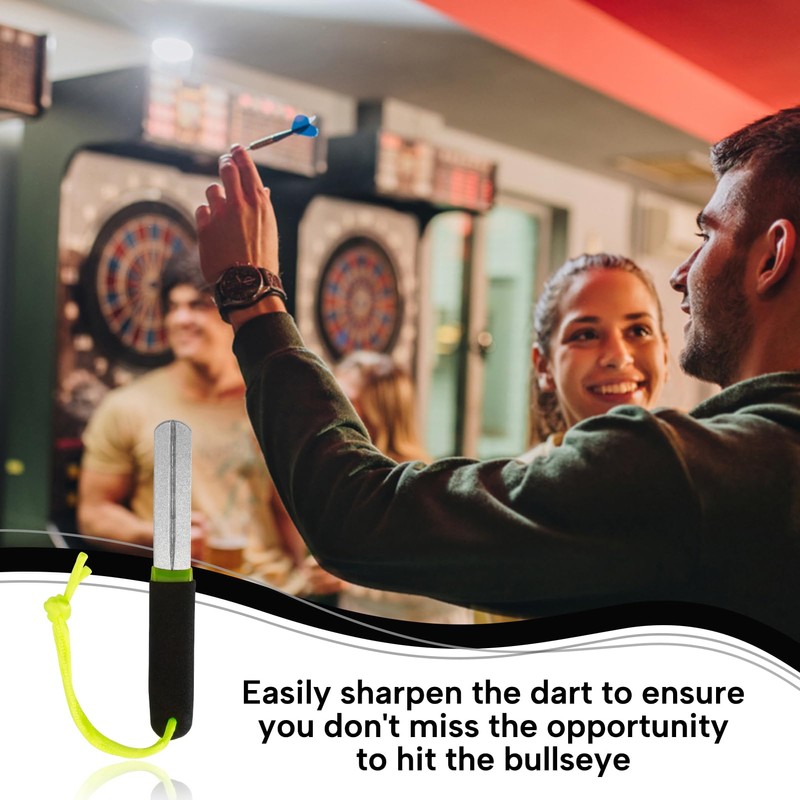 talNite Precision V-Groove Dart Sharpener - Compact, Slim Design for