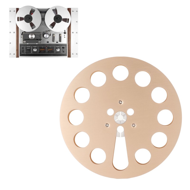 1/4 7 Inch Empty Tape Reel 11 Holes Universal Aluminum