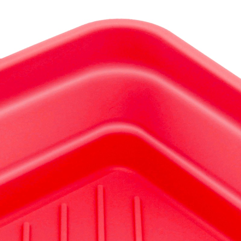 2Pcs Fryer Liner Heat Resistant Silicone Groove Design Easy to