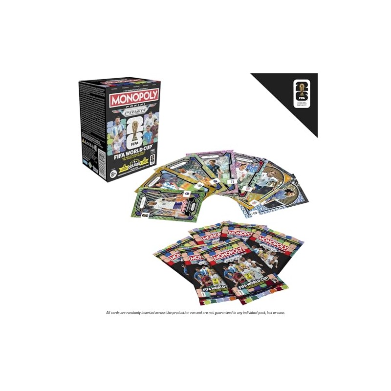 Monopoly Hasbro Games Juego de Cartas Panini Prizm Copa Mundial