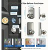 Veise Keypad Door Knob Lock, Keyless Entry Digital Lock with