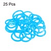PATIKIL 25pcs 28mm Outside Diameter 20mm Loose Leaf Rings Binder