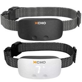 Pet-Tech XCHO Dog Bark Control Collar - Customizable Modes, Adjustable Sensitivity Level, Smart-Detect, Safe, & Effective for Dogs 5kgs up - White