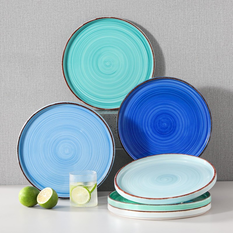 vancasso Bonita 10.5 Inch Dinner Plates, Ceramic Dinner Plate Set,