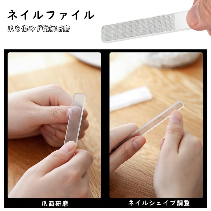 LKCCTK 3PCS Stainless Steel Cuticle Nipper Pusher Nail File Self