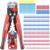 TOPEX 260-Piece Wire Stripper Self-Adjustable Crimper Plier Set Terminals Wire