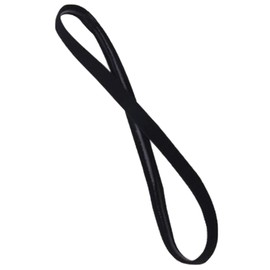 Black Elastic Thin Sports Headband, Athletic Non Slip Skinny Headband for Women Men Boys Girls,Silicone Grip Hairband Mini Sweat Band for Workouts Cycling Football Running Yoga Basketball Gym,Fan Shop