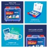 Equate 16WAL01376REV1 All-Purpose 85-Piece First Aid Kit