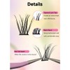 Elantoexis D04 DIY Cluster Lashes Volume Natural Segmented Eyelashes Bundles