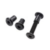 binifiMux 10-Pack Black Hex Socket Cap M6x30mm Screws for Furniture