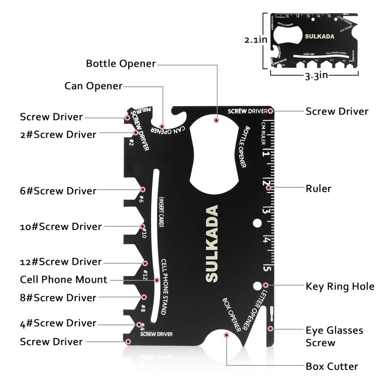 SULKADA Gift for Men Women, Tactical Pen Gift Set, Cool