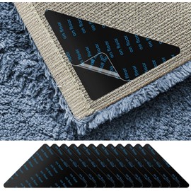 Anti-Slip Sheet, Super Strong Anti-Slip Mat, Hardens Net, Leaves No Traces, Restores Viscosity When Washed With Water) Carpet Pad Anti-Slip Tape, Suitable for Various Things Such as Carpet, Mat, Rug,