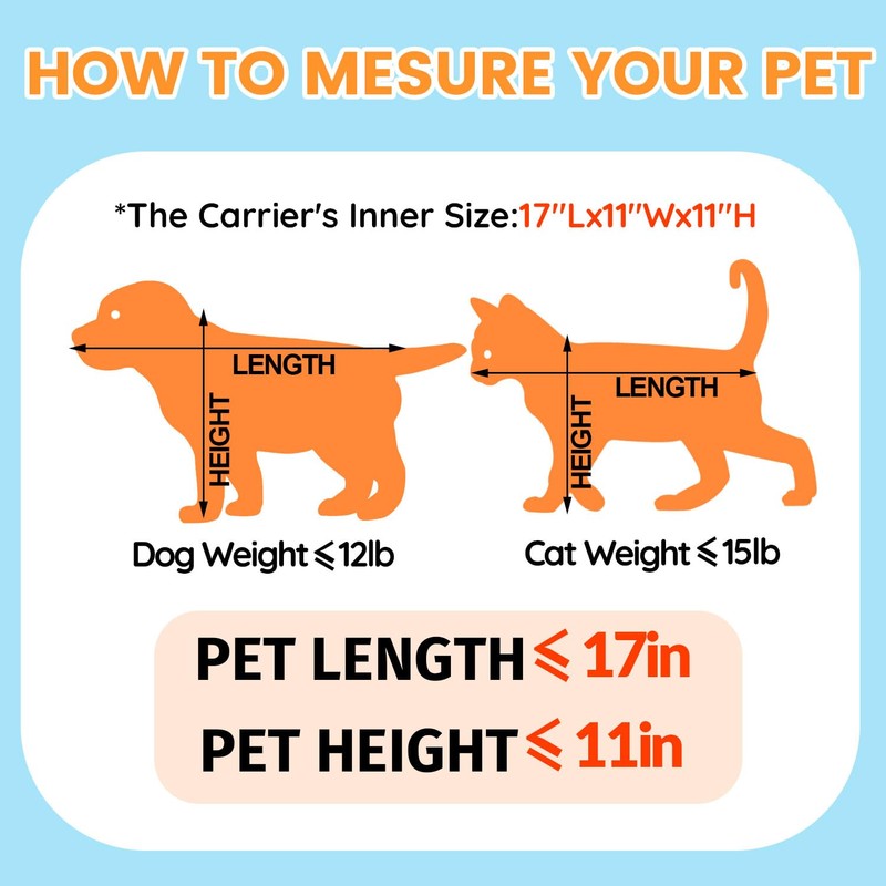Petskd Top and Side Expandable Pet Carrier 19x13x9 Inches Southwest