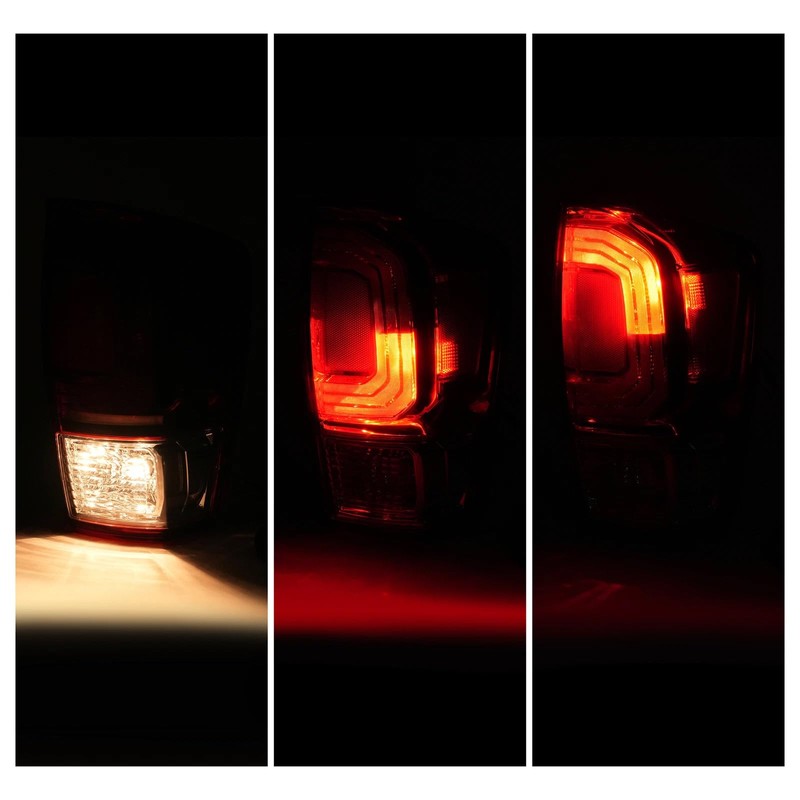 Taillight Assembly with Socket for 2016-2023 Toyota Tacoma Pickup Red