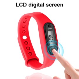 atnayo 2 Pcs Step Counter Watch for Women Men, Waterproof & Dustproof Pedometer Watch for Running & Jogging