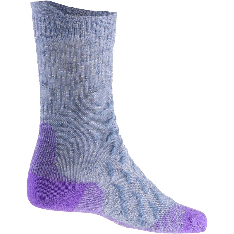 Thermic Women's Trekking Ultra Cool Linen Socks, Grey-Purple, EU 39-40,