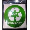 Compost Bin Vinyl Stickers for Kitchen and Outdoor Bins 5in