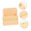 Baluue 2pcs Nail Tool Storage Box Double Pencil Holder for