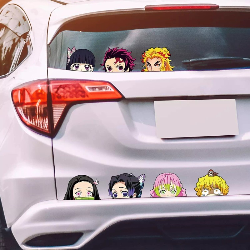 NEW Demon Slayer Sticker Nezuko Peeker Car Decal Stickers 4.17"