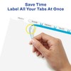 Avery 12449 Index Maker Translucent Dividers, 5-Tabs/Clear, Letter, 5 Sets/PK