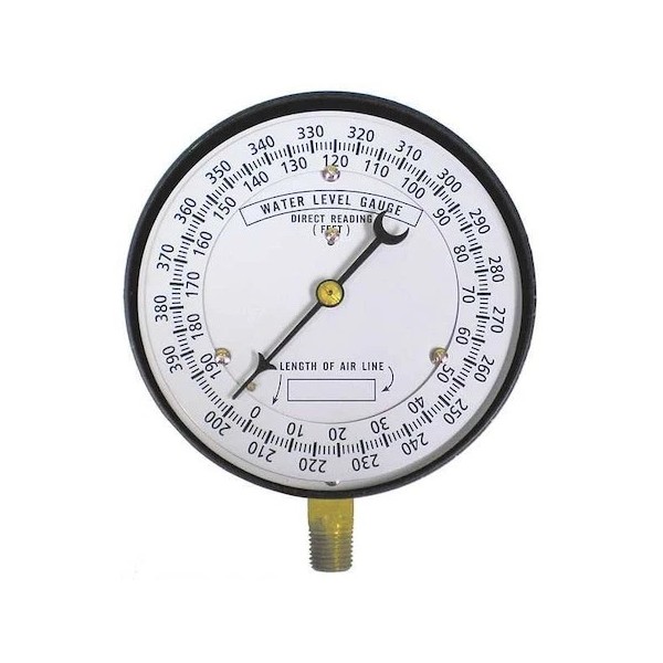 Duro Ca566 Well Water Level Gauge,0 To 390 Ft.
