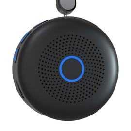 Sleepbox Portable White Noise Sound Machine 30 Soothing Sounds Rechargeable Battery Small for Travel 32 Volume Control Noise Canceling Sleep Machine Sound Therapy for Baby Kids Adults (Black)