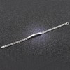 trendor Silver Men's Identity Bracelet 21 cm 35675 with Free