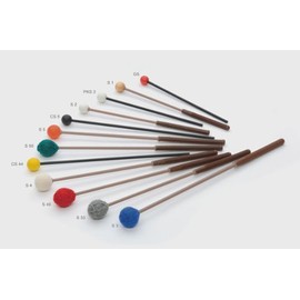 Studio 49 Pair of Medium-Hard Yarn Mallets (Green, for Soprano Metallophone or Soprano Xylophone)