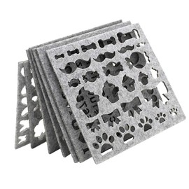 Healifty 7pcs Wool Felting Tool Kit Needle Felting Applique Mold DIY Craft Template Stencil Beginner Hand Embroidery Craft Tools