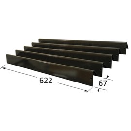 Music City Metals 92451 Porcelain Steel Heat Plate Replacement for Select Kenmore and Weber Gas Grill Models