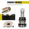 Bawkars 4 PCS TR416 Valve Stems, High Pressure Tubeless Valves,