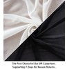 ShinyBeauty Wedding Arch Draping Fabric - Black & White 2