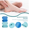 WOONEKY 2 Pairs Moisturizing Foot Socks of Gel Socks for