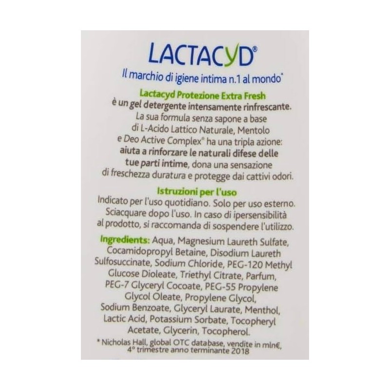 intimate wash fresh 200 ml by Lactacyd