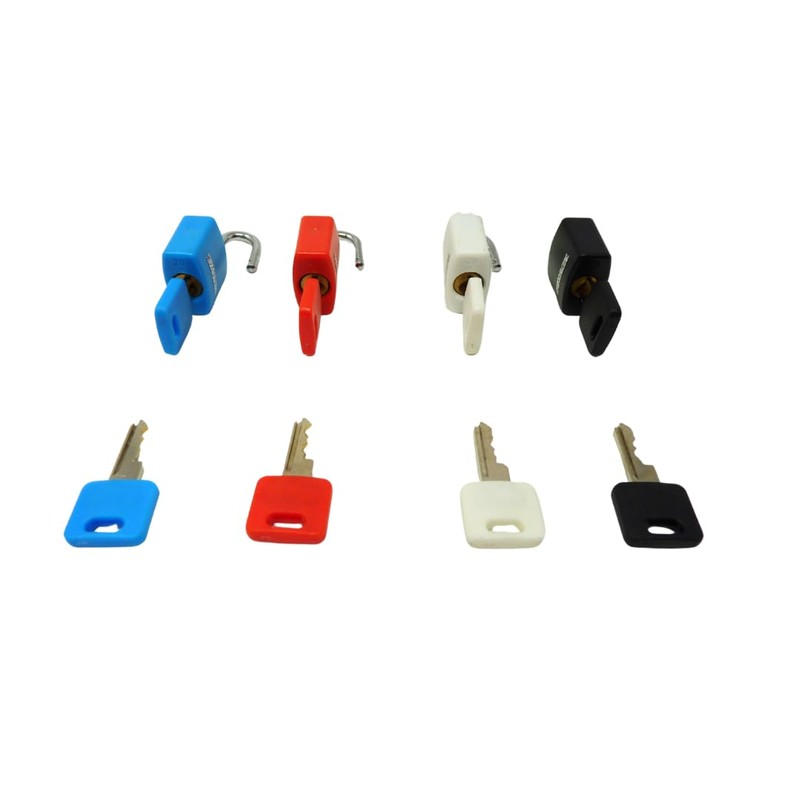 Pack of 1 Aluminium Padlock 20 mm Assorted Colours -