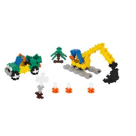 Plus-Plus 9603728 Geniales Konstruktionsspielzeug, Basic, Baustelle, Bausteine-Set,360 Teile