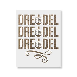 Dreidel Dreidel Dreidel Stencil - Reusable Stencils for Painting - Create DIY Dreidel Dreidel Dreidel Home Decor