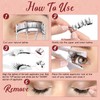 Magnetic Eyelashes Kit with Applicator, Higu clace Natural look Magnetic